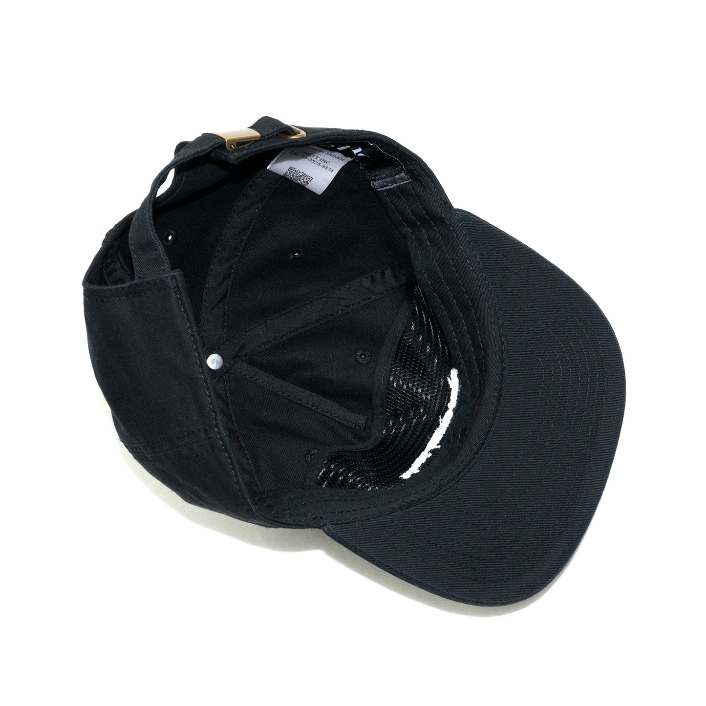 PRIME GALLERY BAR LOGO 6PANEL CAP - BLACK