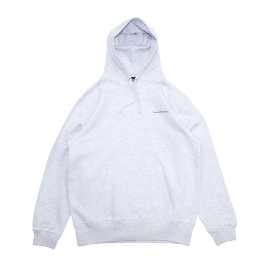 PRIME GALLERY BAR LOGO HOODY - ASH