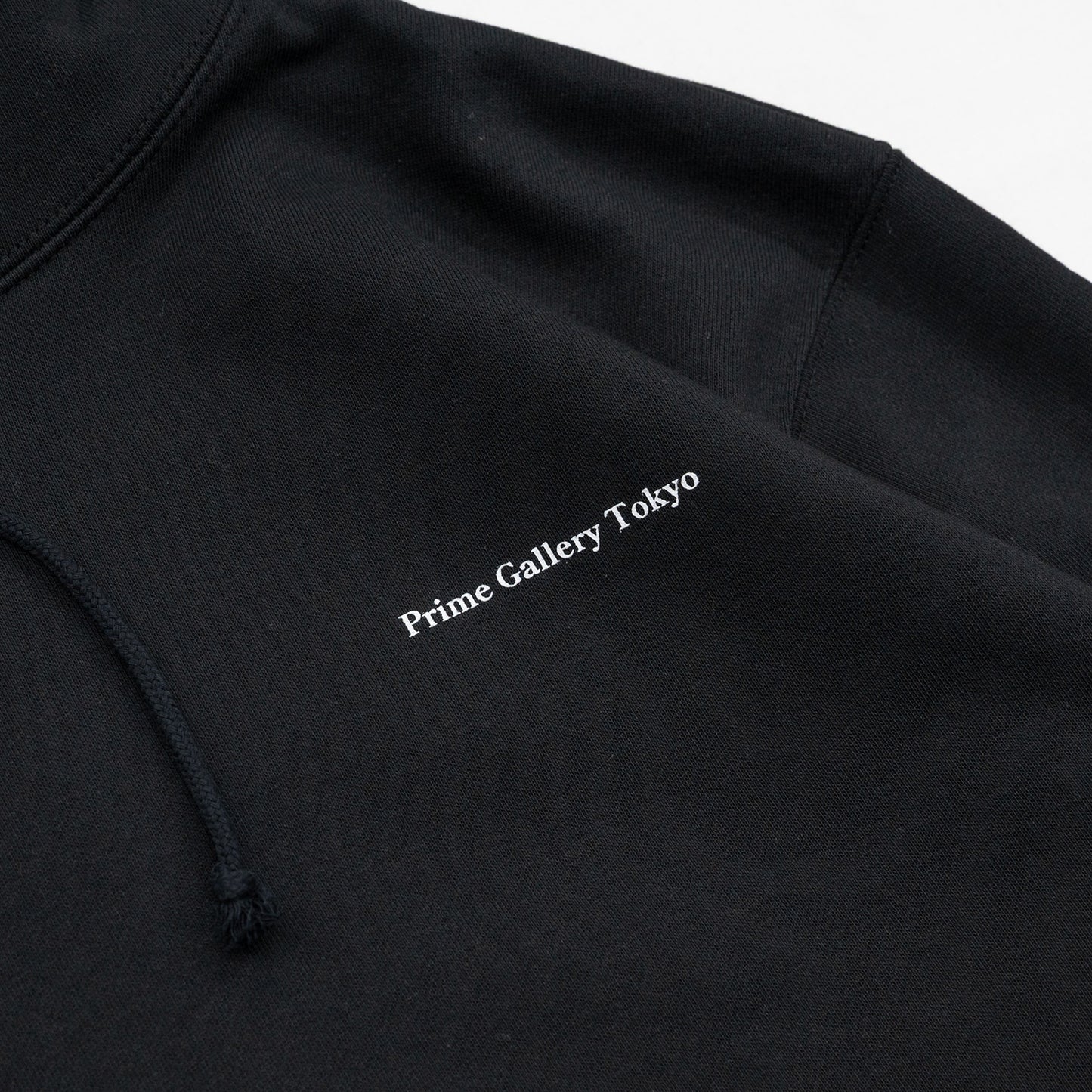 PRIME GALLERY BAR LOGO HOODY - BLACK