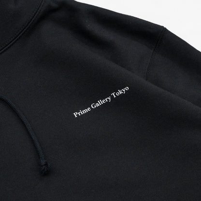 PRIME GALLERY BAR LOGO HOODY - BLACK