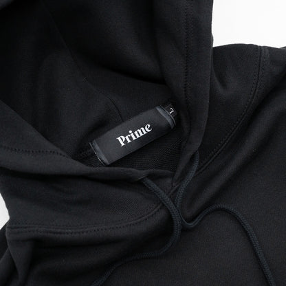 PRIME GALLERY BAR LOGO HOODY - BLACK