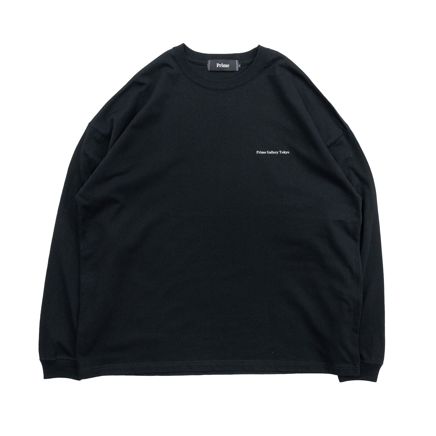 PRIME GALLERY LOGO L/S TEE - BLACK