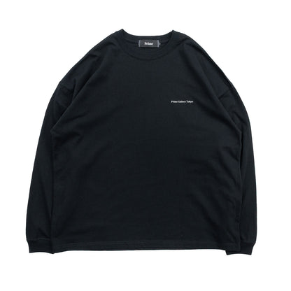 PRIME GALLERY LOGO L/S TEE - BLACK