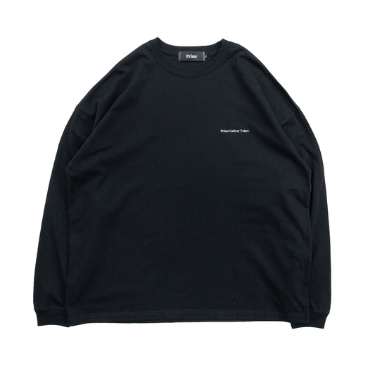 PRIME GALLERY LOGO L/S TEE - BLACK