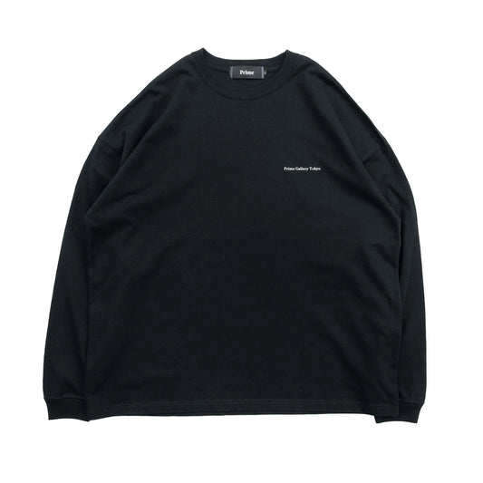 PRIME GALLERY LOGO L/S TEE - BLACK