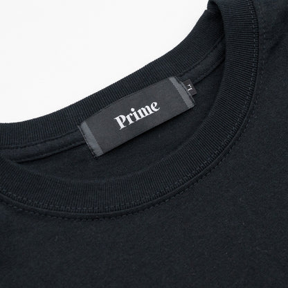 PRIME GALLERY LOGO L/S TEE - BLACK