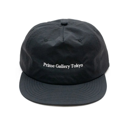Prime / GALLERY LOGO NYLON 6-PANEL CAP - BLACK