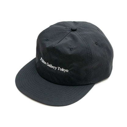 Prime / GALLERY LOGO NYLON 6-PANEL CAP - BLACK