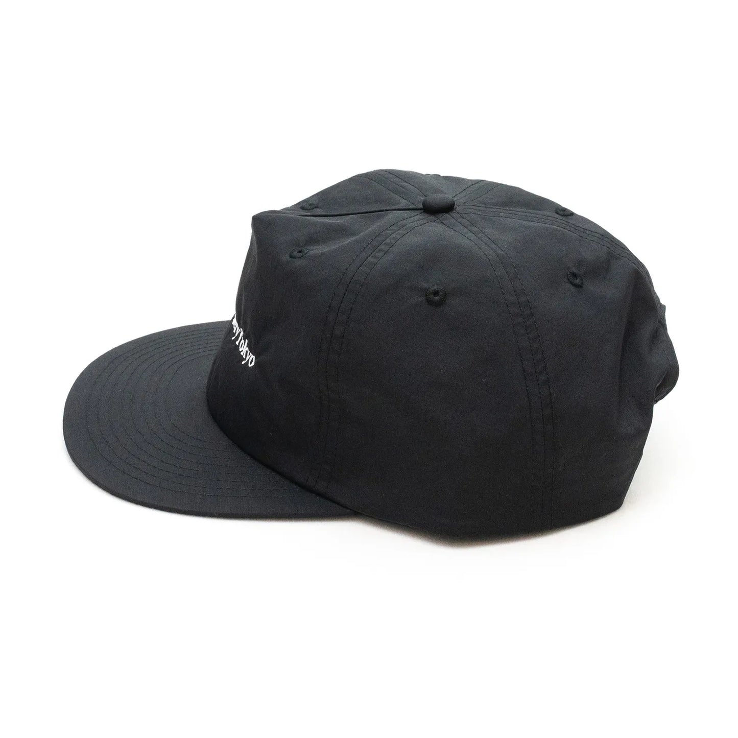 Prime / GALLERY LOGO NYLON 6-PANEL CAP - BLACK