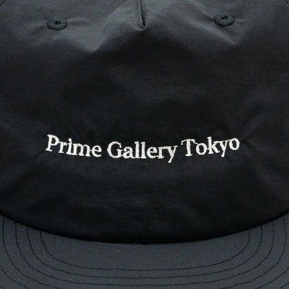 Prime / GALLERY LOGO NYLON 6-PANEL CAP - BLACK