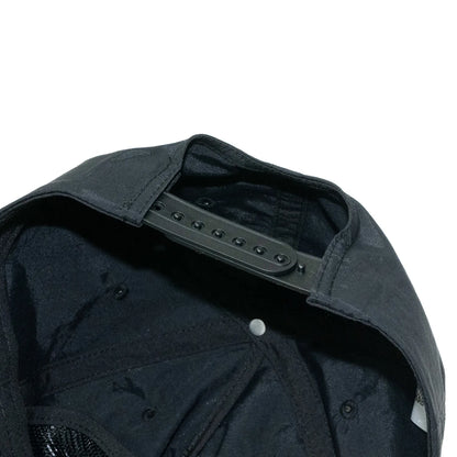 Prime / GALLERY LOGO NYLON 6-PANEL CAP - BLACK