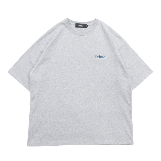 PRIME OG LOGO EMB S/S TEE - ASH