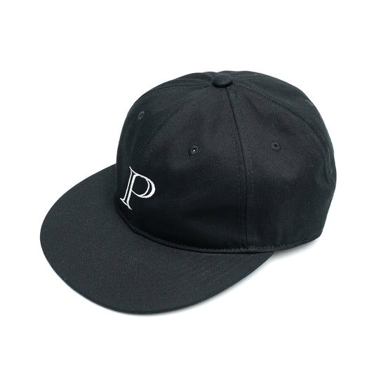 PRIME / P LOGO 6-PANEL CAP - BLACK