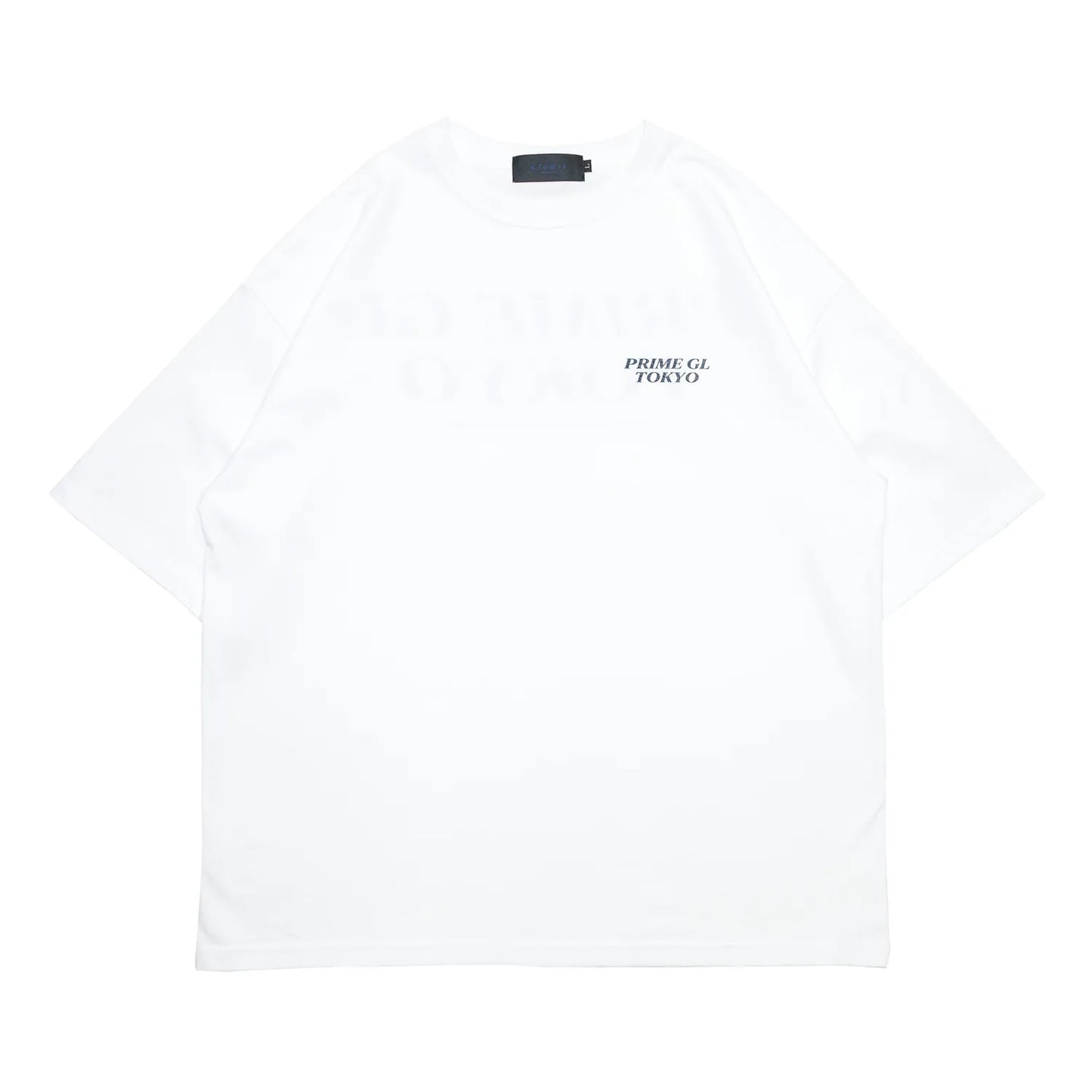 PrimeのTシャツ「SOUVENIER STAFF TEE」のWHITEカラーの正面からの商品写真
