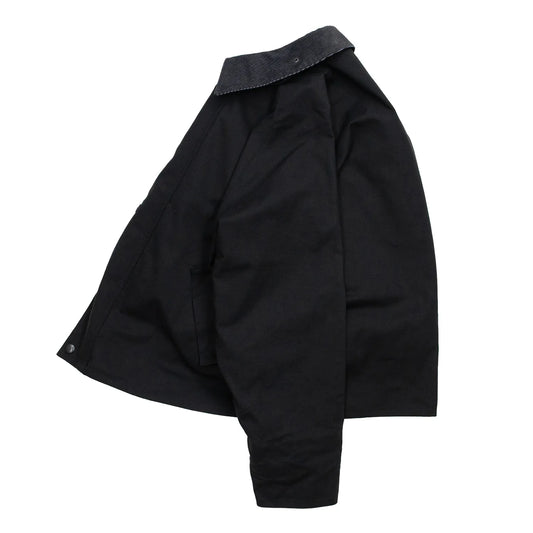 PRIME TRANSPORT REWORKED SHORT JACKET - BLACK