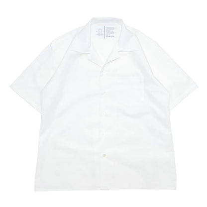 Primeがセレクトするビンテージウェア「PRIME VINTAGE」の「US MILITARY STAFF S/S SHIRTS」のWHITEカラーの正面からの商品写真