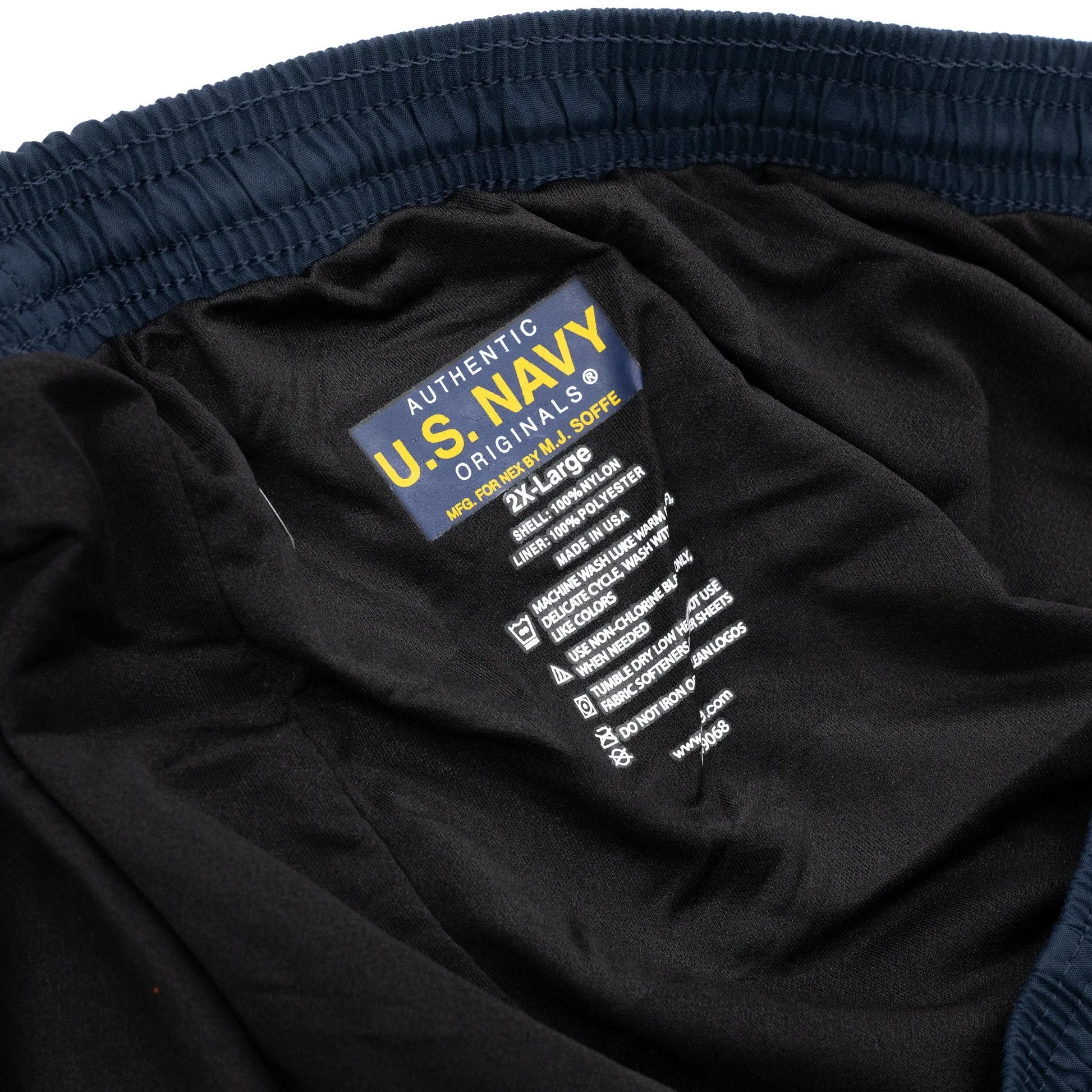 Primeがセレクトするビンテージウェア「PRIME VINTAGE」の「PRIME VINTAGE US NAVY PT SHOTRS 」の商品タグの写真