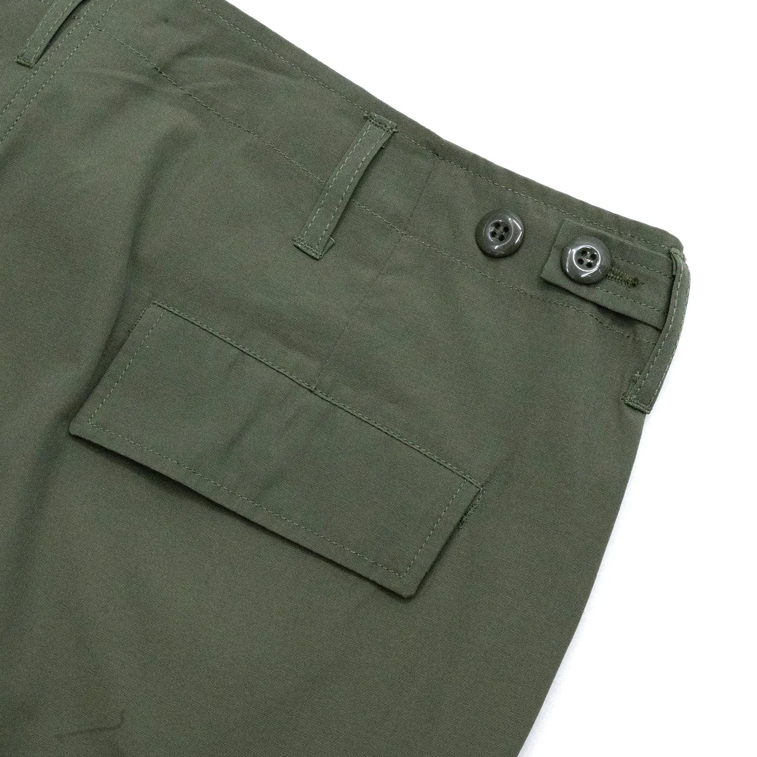 Primeのジャングルファティーグパンツ「VIETNAM JUNGLE FATIGUE PANTS MK-II」の背面ウエスト部分の写真