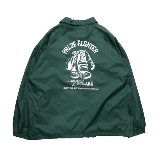 PRIZE FIGHTER CUTLERY / COACH JACKET - GREEN （DEAD STOCK）