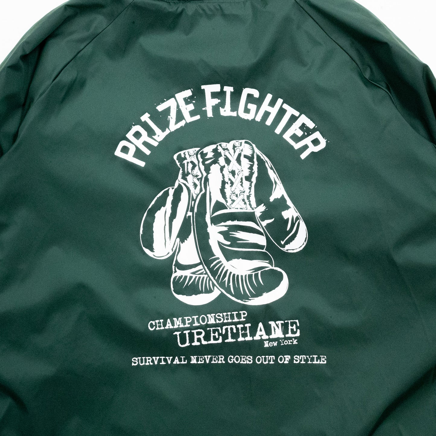 PRIZE FIGHTER CUTLERY / COACH JACKET - GREEN （DEAD STOCK）