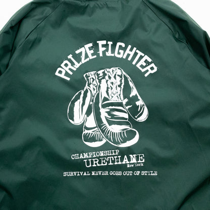 PRIZE FIGHTER CUTLERY / COACH JACKET - GREEN （DEAD STOCK）