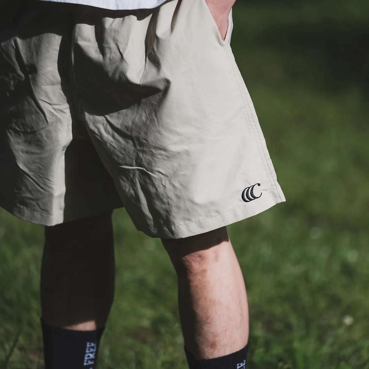 clumsy. PICTURES / CCC EMB MICROFIBER NYLON SHORTS
