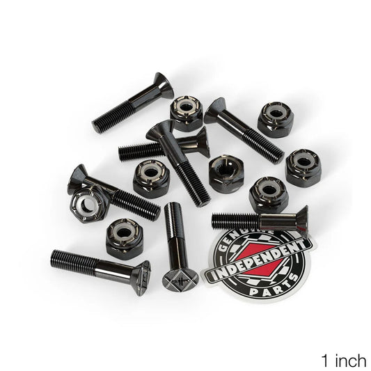 INDEPENDENT TRUCKS BOLTS BLACK - 1 INCH (PHILLIPS)