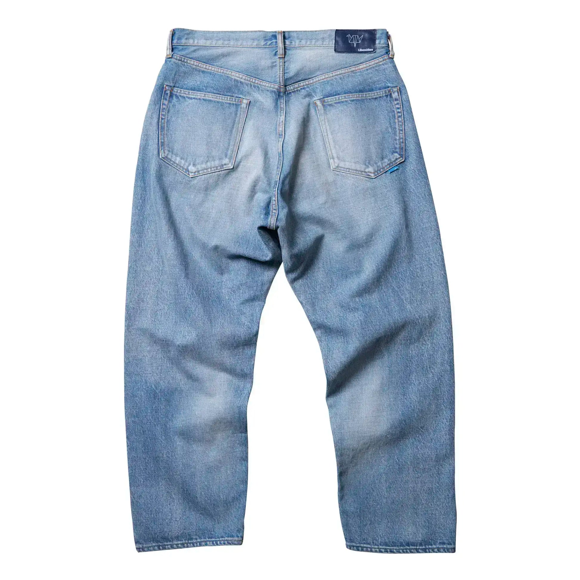 Liberaiders LOOSE FIT DENIM PANTS 78707 - HARD WASH – Prime Liberaiders LOOSE FIT DENIM PANTS 78707 - HARD WASH – Prime