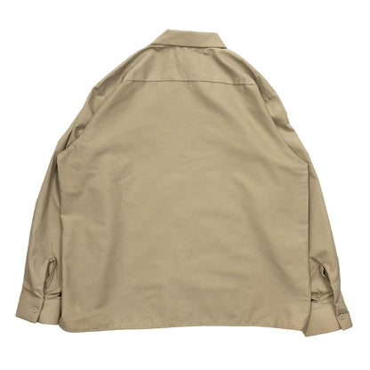 （Prime EXCLUSIVE）RED KAP / SHORT LENGTH SOLID WORK SHIRTS - BEIGE