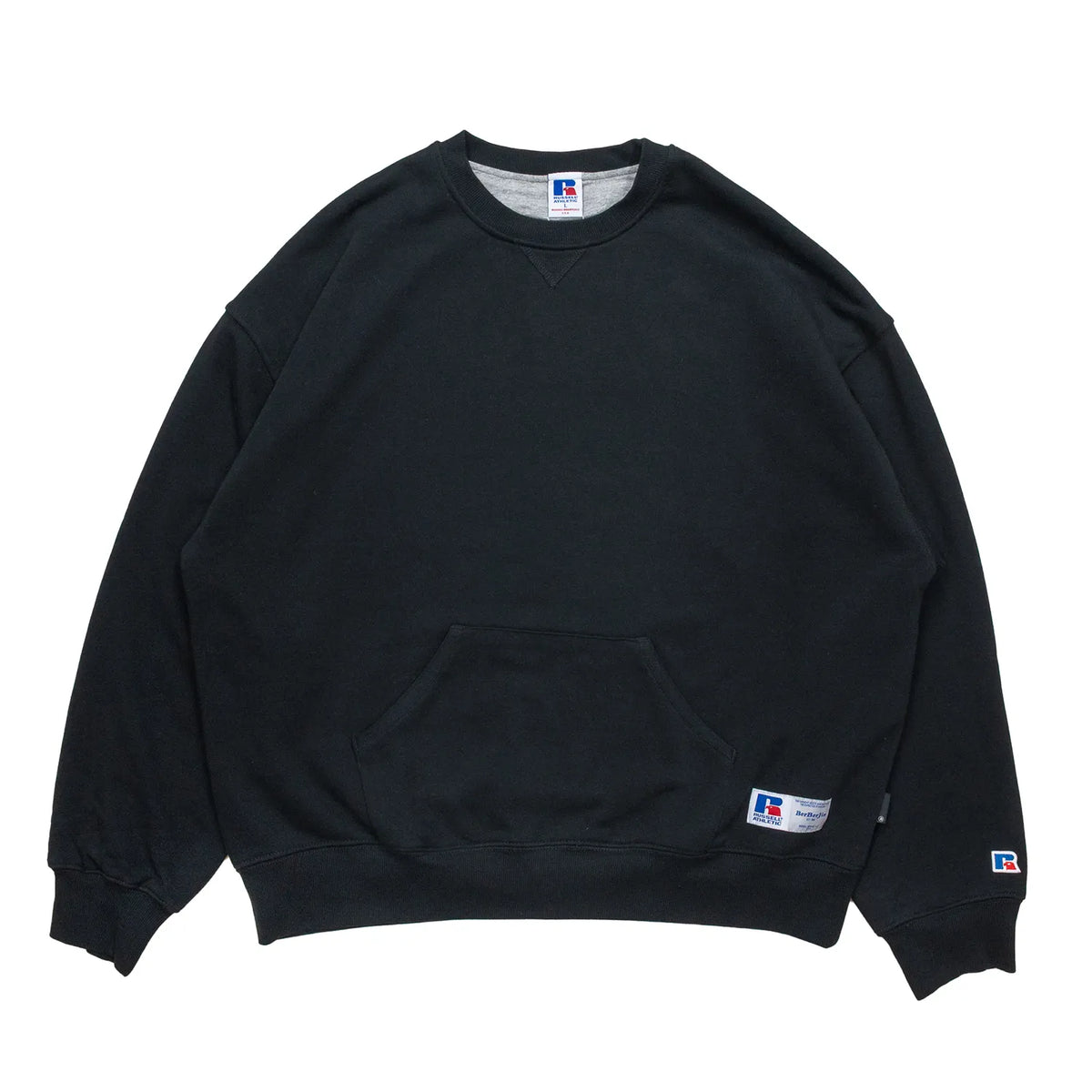 RUSSELL × BerBerJin Nu Blend™ / DOUBLE FACE CN SWEAT - BLACK