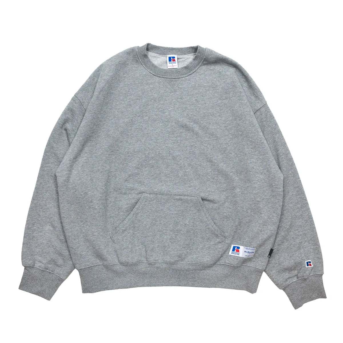RUSSELL × BerBerJin Nu Blend™ / DOUBLE FACE CN SWEAT - HT CHARCOAL