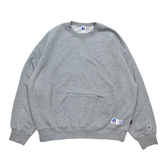 RUSSELL × BerBerJin Nu Blend™ / DOUBLE FACE CN SWEAT - HT CHARCOAL