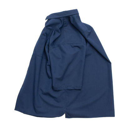 Anders™ / WIDE DRAPE S/S SHIRTS - DARK NAVY