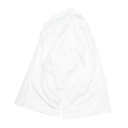 Anders™ / WIDE DRAPE S/S SHIRTS - PEARL WHITE