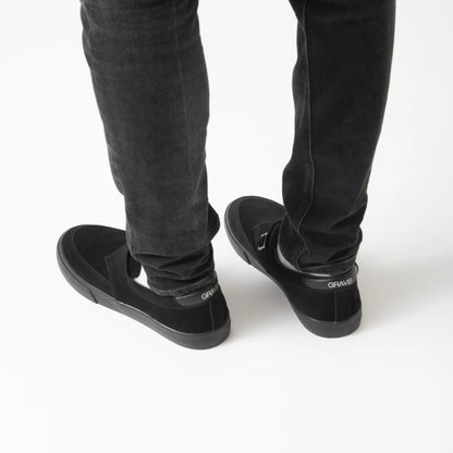 GRAVIS SKATEBOARDING REVERSE MONK STRAP - BLACK/BLACK