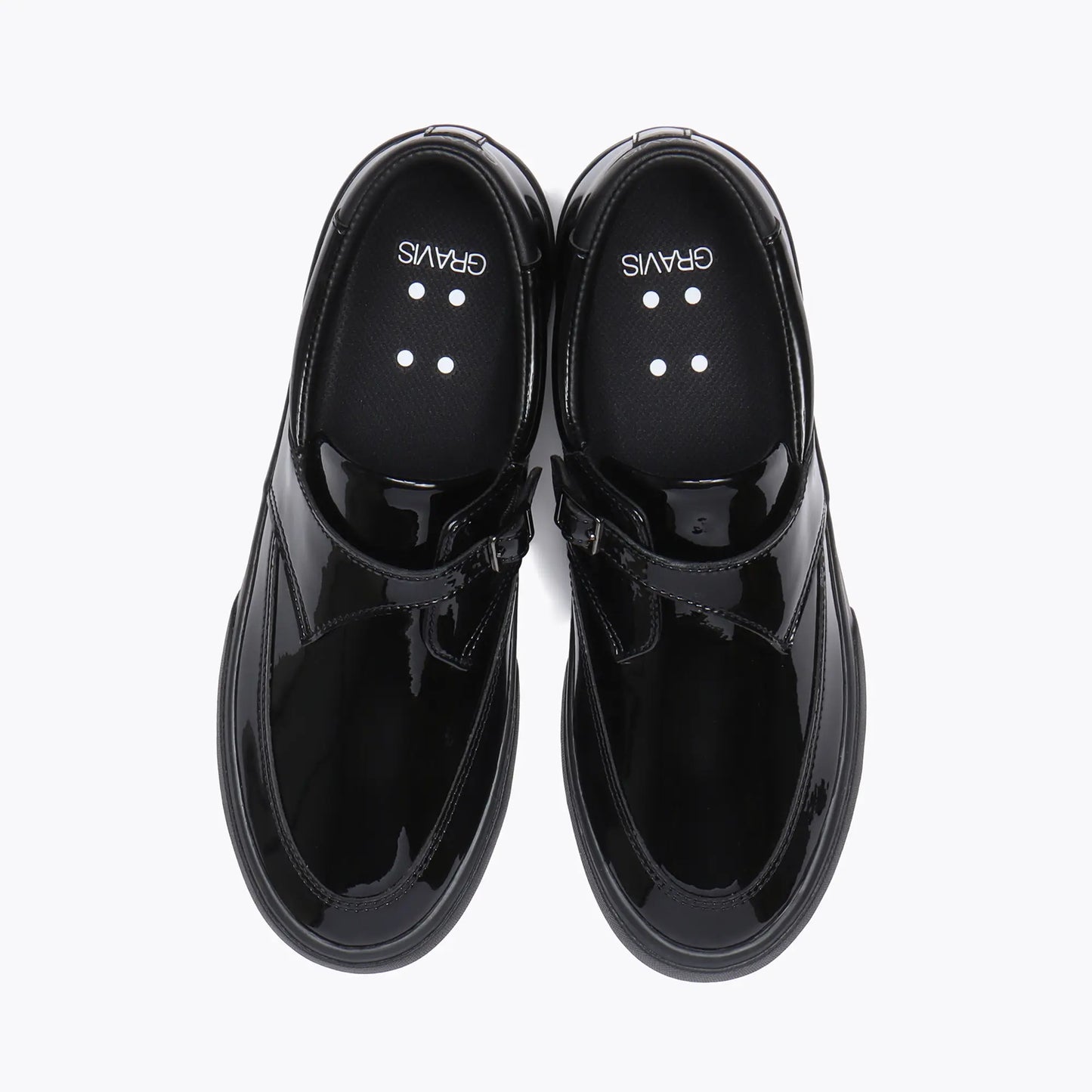 GRAVIS SKATEBOARDING REVERSE MONK STRAP - E.BLACK/BLACK