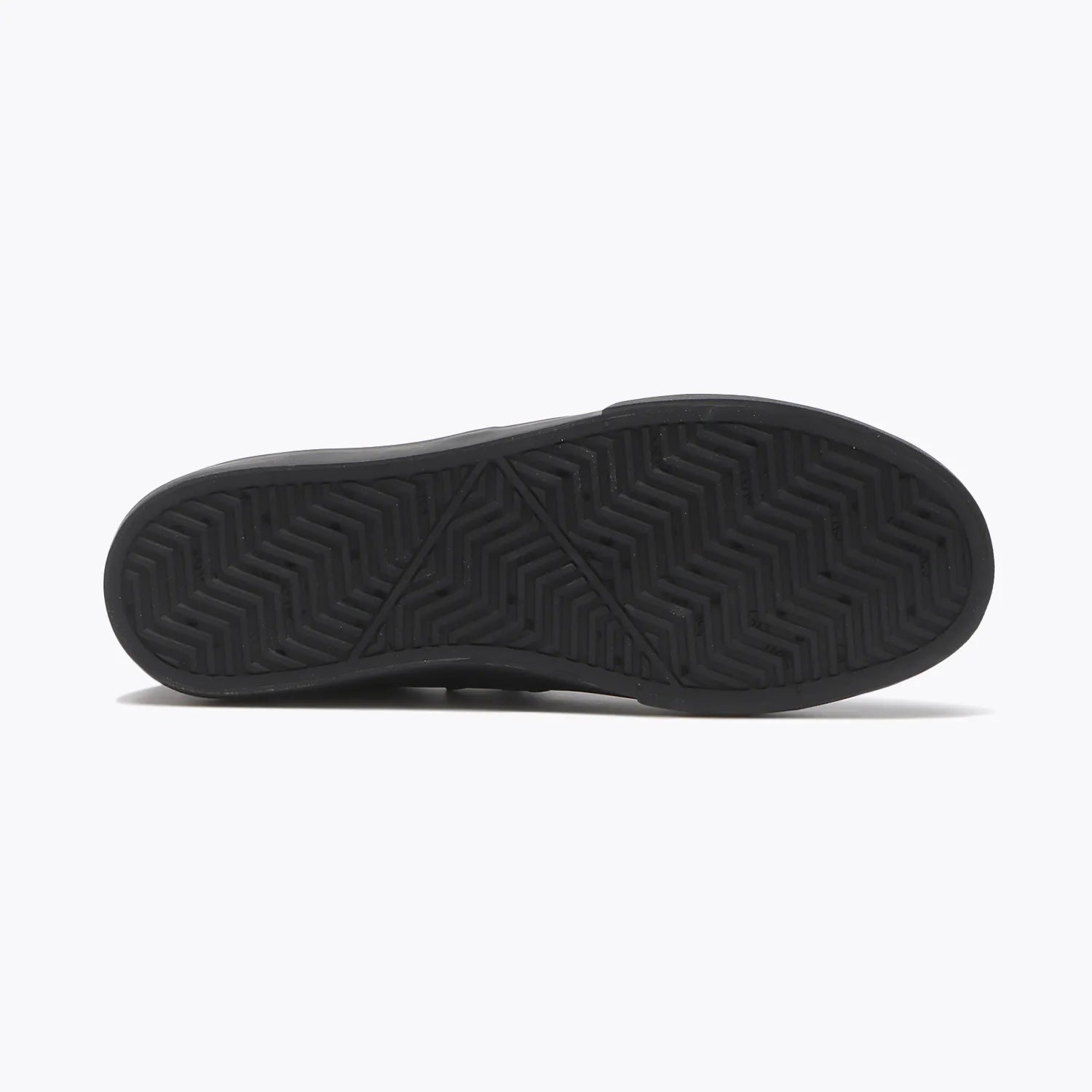 GRAVIS SKATEBOARDING(グラビススケートボーディング)のレザー素材のスケートボード・スケボーシューズ「REVERSE MONK STRAP LEATHER」のBLACK/BLACKのアウトソールの写真