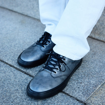 GRAVIS SKATEBOARDING FILTER LEATHER - METAL/BLACK