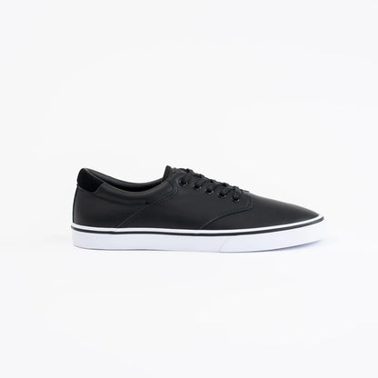 GRAVIS SKATEBOARDING FILTER LEATHER - BLACK/WHITE