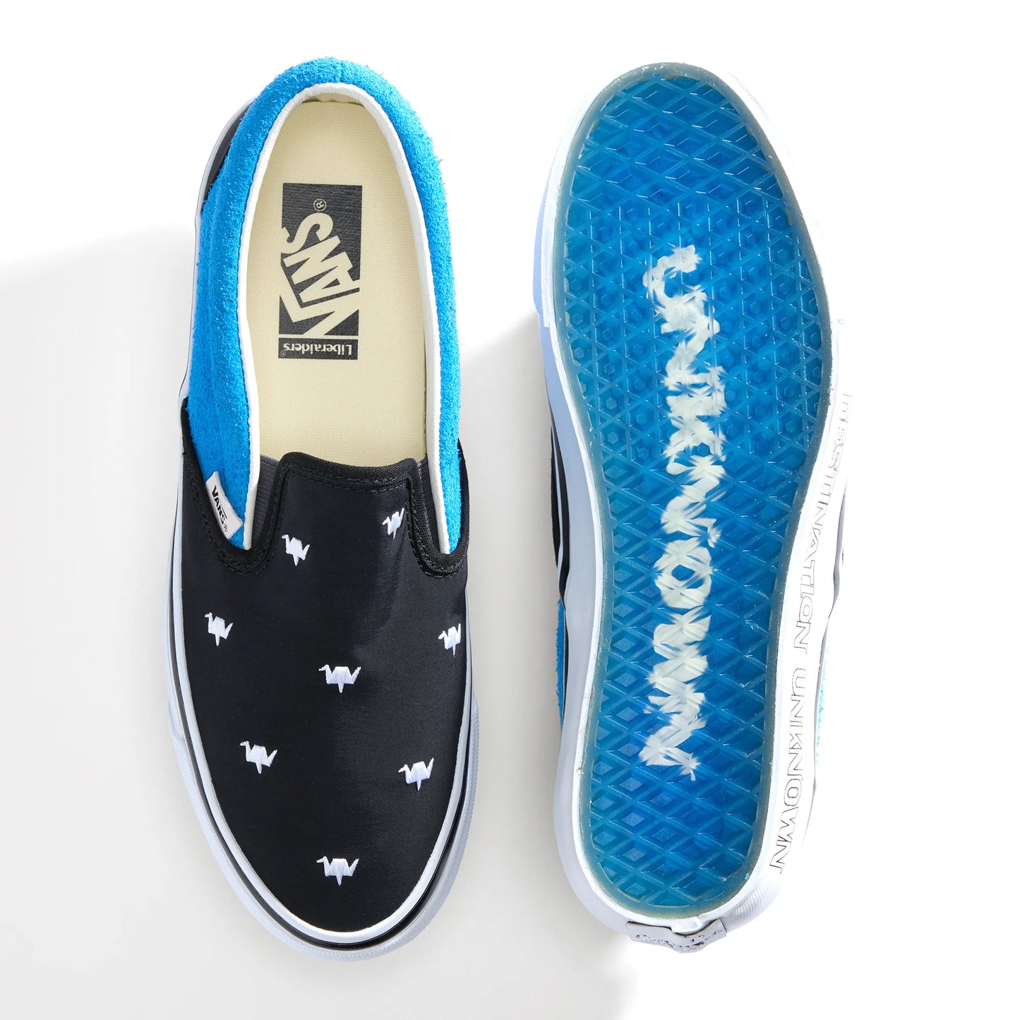 VANS x  Liberaiders / LX CLASSIC SLIP-ON 98 - BLACK/BRIGHT AZURE