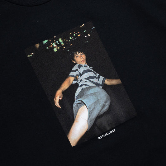 SCI-FI FANTASY JERRY HSU PHOTO S/S TEE - BLACK