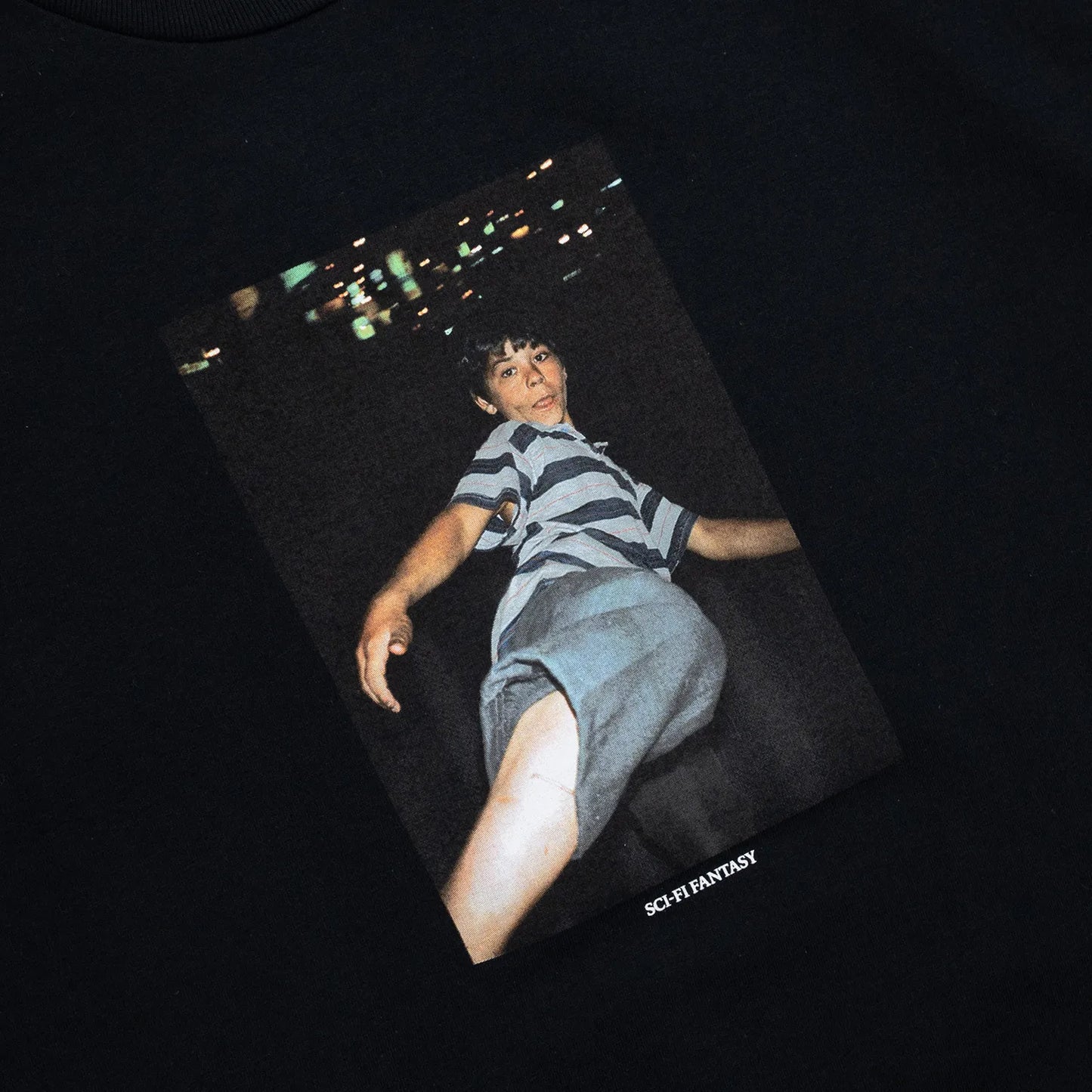 SCI-FI FANTASY JERRY HSU PHOTO S/S TEE - BLACK