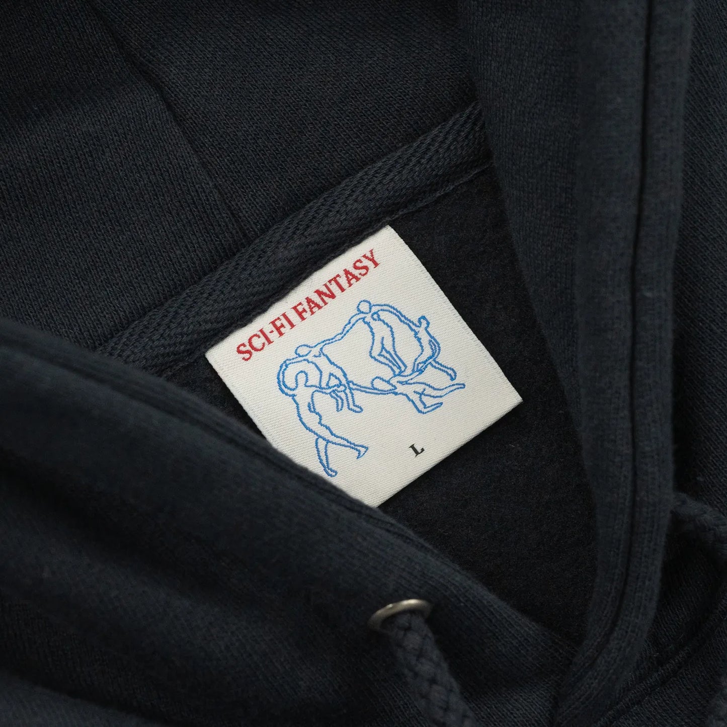 SCI-FI FANTASY OG LOGO HOODIE - NAVY