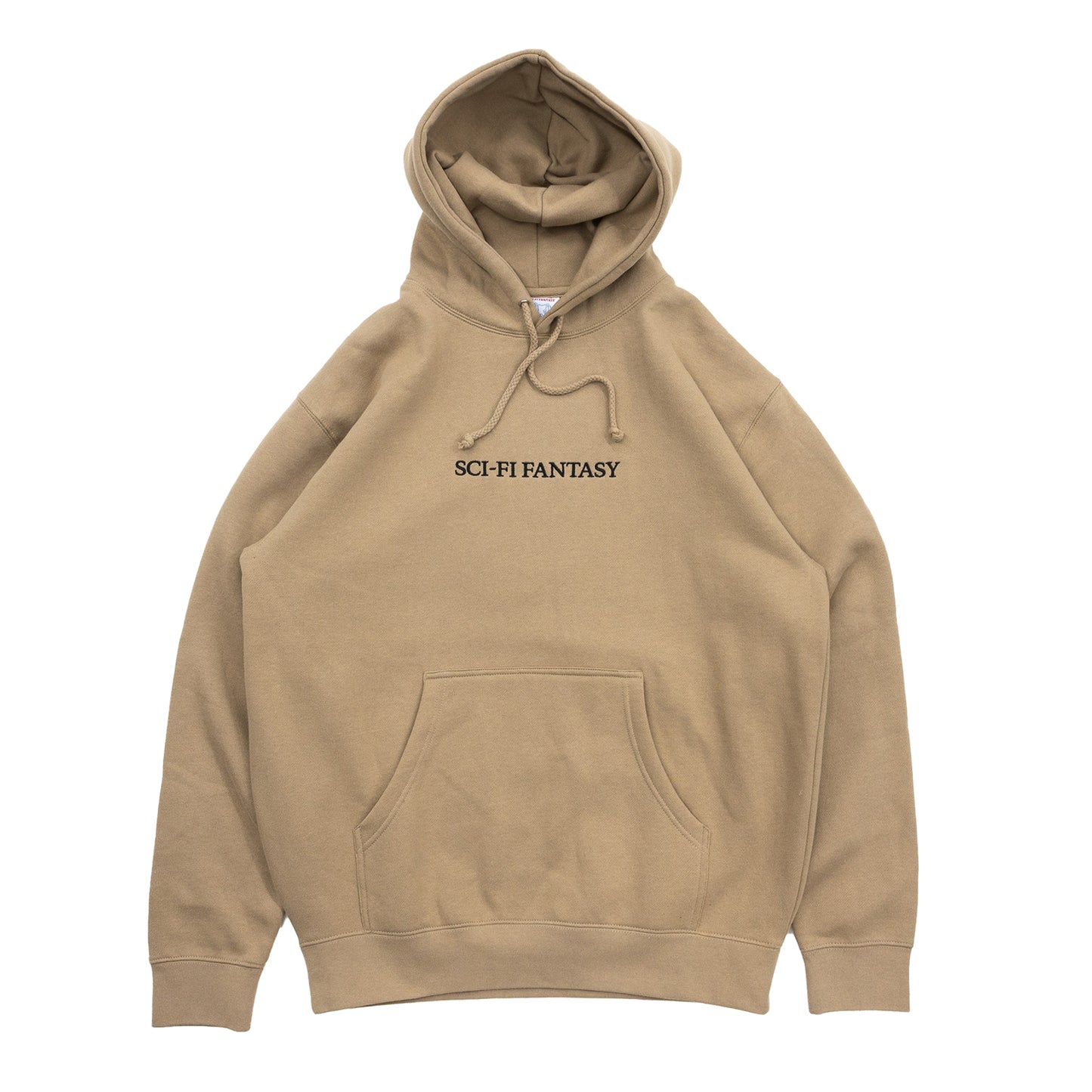 SCI-FI FANTASY OG LOGO HOODIE - STONE