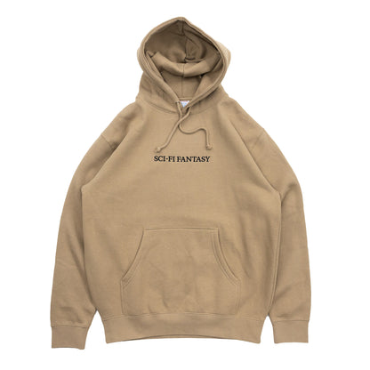SCI-FI FANTASY OG LOGO HOODIE - STONE