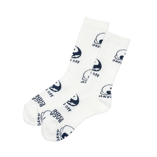 BACANCES ALL INCLUSIVE BC YINYANG ARROW SOX - WHITE