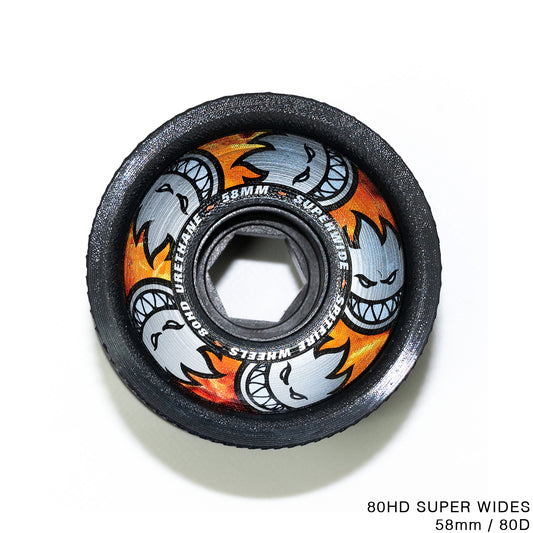 SPITFIRE / TEAM MODEL / 80HD SUPERWIDES BLACK - 58MM / 80DURO