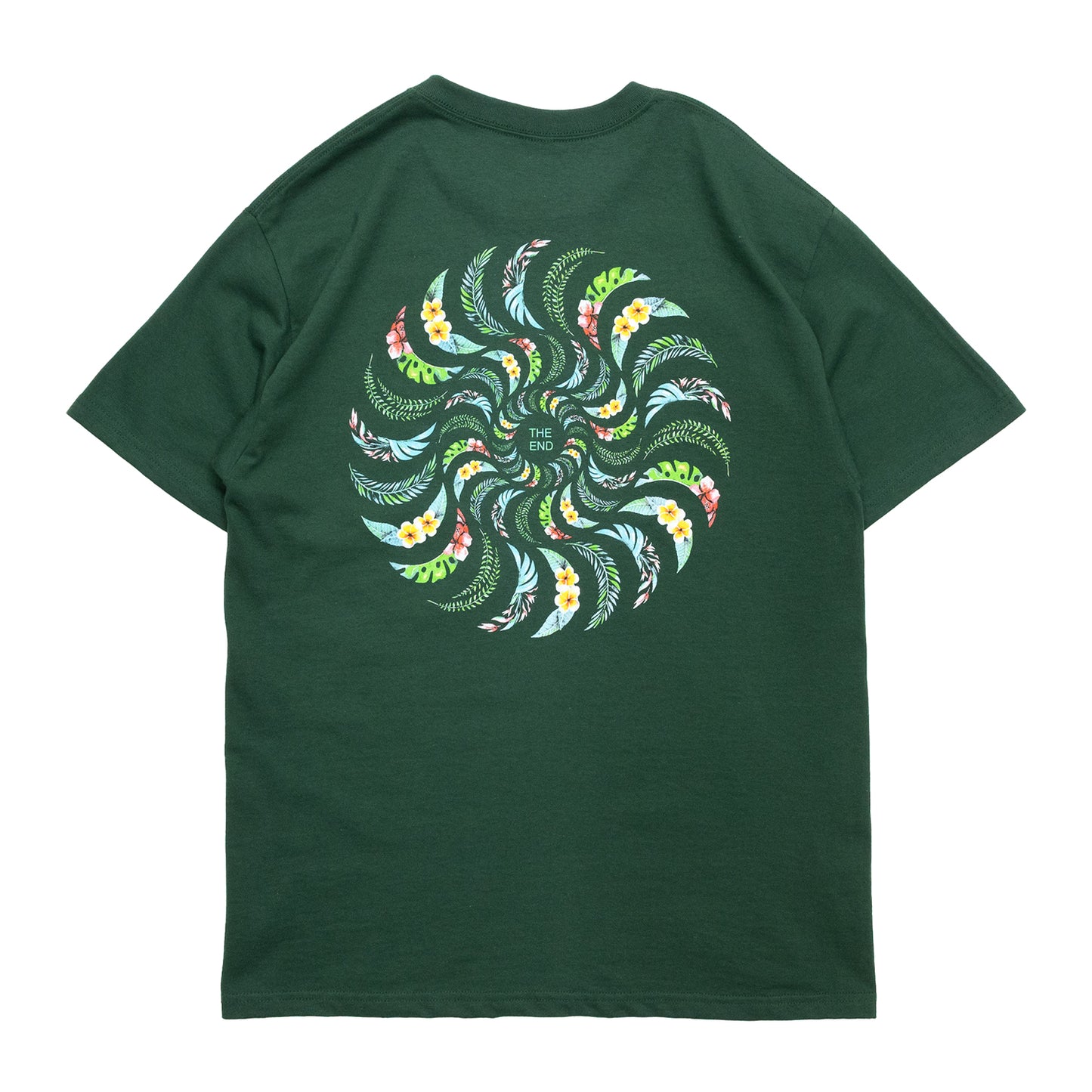 SPITFIRE FLORAL CLASSIC SWIRL S/S TEE - FOREST