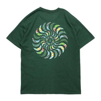 SPITFIRE FLORAL CLASSIC SWIRL S/S TEE - FOREST