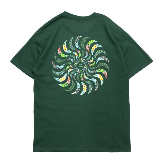 SPITFIRE FLORAL CLASSIC SWIRL S/S TEE - FOREST